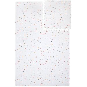 Kidolo Tapis De Jeu Enfant Puzzle Terrazzo Blanc par Kidolo - 140 x 240 cm - Tapis Puzzle Mousse Bébé