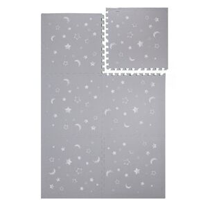 Kidolo Tapis De Jeu Enfant Puzzle Etoiles Grises par Kidolo - 180 x 240 cm - Tapis Puzzle Mousse Bébé