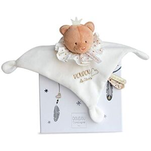 Doudou et Compagnie Doudou Plat Attrape-Rêves Ours Boite Cadeau Blanc et Miel 20 Cm Doux Idée Cadeau de Naissance Fille et Garçon Garantie Doudou Perdu DC3537 - Publicité