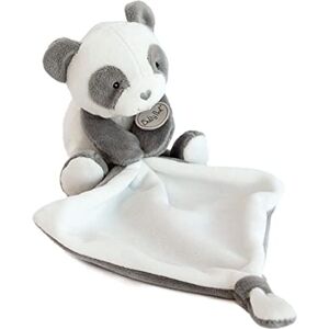 Baby Nat ' Peluche Panda avec Doudou Mouchoir Idée Cadeau Naissance 17 cm Gris/Blanc Mon Petit Panda -BN0460 - Publicité