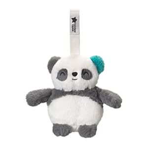 Tommee Tippee Mini Peluche Veilleuse Nomade avec CrySensor, 6 Sons Apaisants, Rechargeable par USB et Lavable en Machine, Pippo Le Panda - Publicité