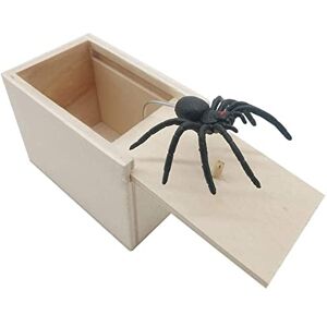 BommFu Boite Surprise Araignee Spider Box, Fausse Araignée Prank, Boîte Araignée, Araignée Drôle De Jouet, Farce Et Attrape Adulte pour Enfan-TS Et Adultes - Publicité