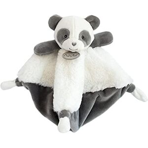 Baby Nat ' Doudou Plat Panda Idée Cadeau Bébé 24 cm Noir/Blanc Mon Petit Panda BN0459 - Publicité