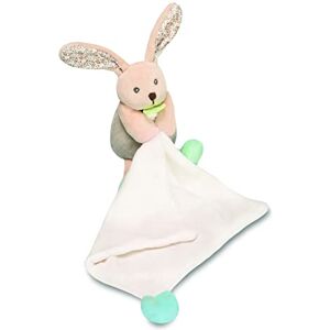 Baby Nat ' Pantin pm avec Doudou lapin POUPI "nature" BN0603 -Beige - Publicité