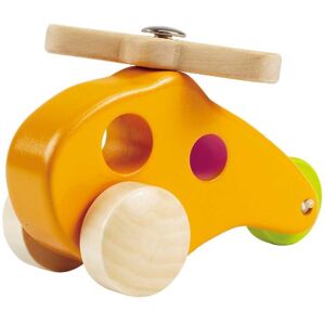 Hape E0051 Little Copter Wooden Push and Pull Along Toy Suitable for 10 Months and up - Publicité