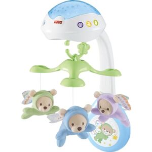 Fisher Price Doux Rêves Papillon Veilleuse avec Projection de Lumière 3 Peluches, 3 Modes Audio Adapté aux Bébés Cadeau de 0 à 5 mois, CDN41 - Publicité