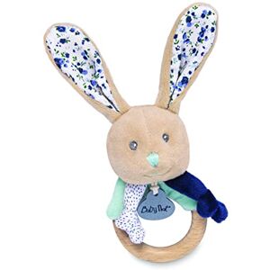 Baby Nat ' Hochet bois lapin POUPI "marine" BN0604 -Bleu - Publicité