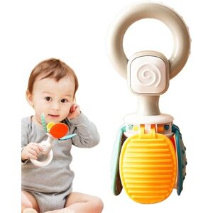 Kasmole Ensemble de jouets hochets pour bébés, jouets de dentition hochets pour bébés   Shaker Grab and Spin Jouets éducatifs précoces   Hochet sensoriel pour nouveau-né, jouet pour nouveau-né, jouet - Publicité