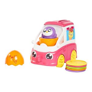 TOMY Toomies Hide and Squeak Fill and Pop Ice Cream Van, Jouet à pousser pour bébé, Jouet de Pâques pour bébés, Jouets musicaux avec couleurs et sons, Bébés garçons et filles âgés de 1, 2 et 3 ans - Publicité