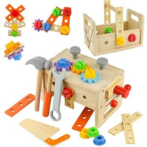 Toyssa 32 Pièces Outils Enfant Outils Jouet Malette Outils Boite a Outil  Kit avec Perceuse électrique Jouet Jeu d'imitation Cadeau pour Enfant  Garçon Fille 3 4 5 6 7 8 Ans : : Jeux et Jouets