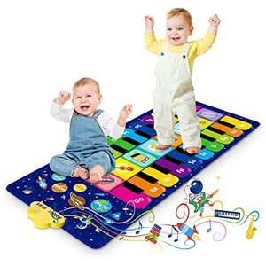 HappyGoLucky Cadeau Bebe Enfant 1 2 3 Ans, Tapis Musical Bébé Jeux