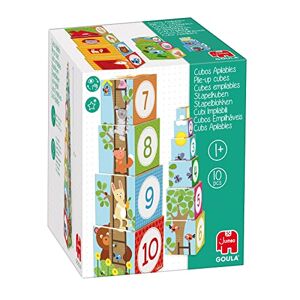 Goula 55219 Cubes empilables Forêt, Multicolore, Taille unique - Publicité
