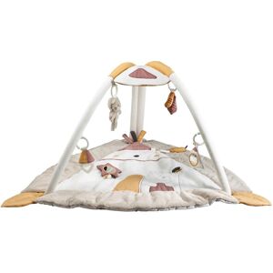 Sauthon Tapis d'éveil Tipi bébé 77x77cm en polyester beige