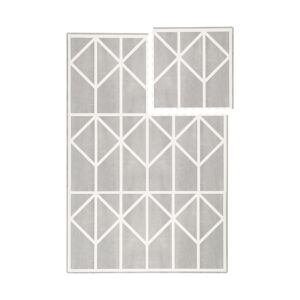 ToddleKind Tapis puzzle en mousse bébé gris 180x120 Gris 120x1x180cm