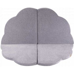 MeowBaby Tapis de jeu nuage gris 160x160cm Gris 160x5x160cm