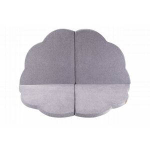 MeowBaby Tapis de jeu nuage gris 160x160cm