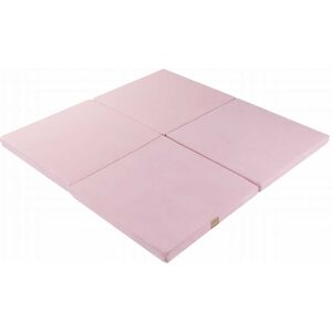 MeowBaby Tapis de jeu carré rose 120x120cm