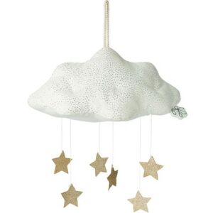 Picca Loulou Mobile décoratif nuage avec étoiles blanc et doré - Publicité