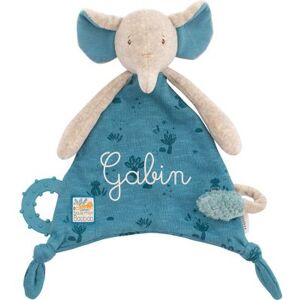 Moulin Roty Doudou attache sucette éléphant Sous mon baobab (personnalisable) - Publicité