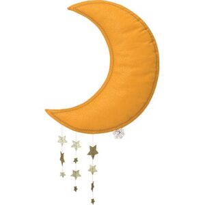 Picca Loulou Mobile décoratif Lune avec étoiles jaune et doré - Publicité