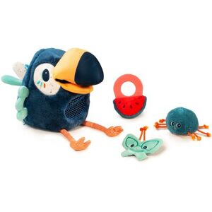 Peluche d'activités Pablo le toucan pique-assiette