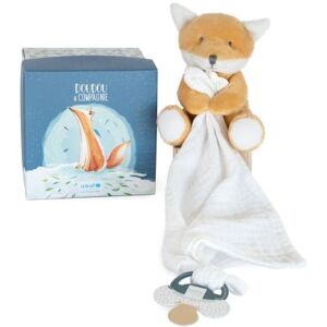 Doudou et Compagnie Coffret doudou attache sucette Renard UNICEF - Publicité