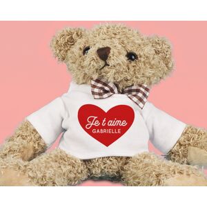 Cadeaux.com Ourson en peluche personnalisable - Je t'aime