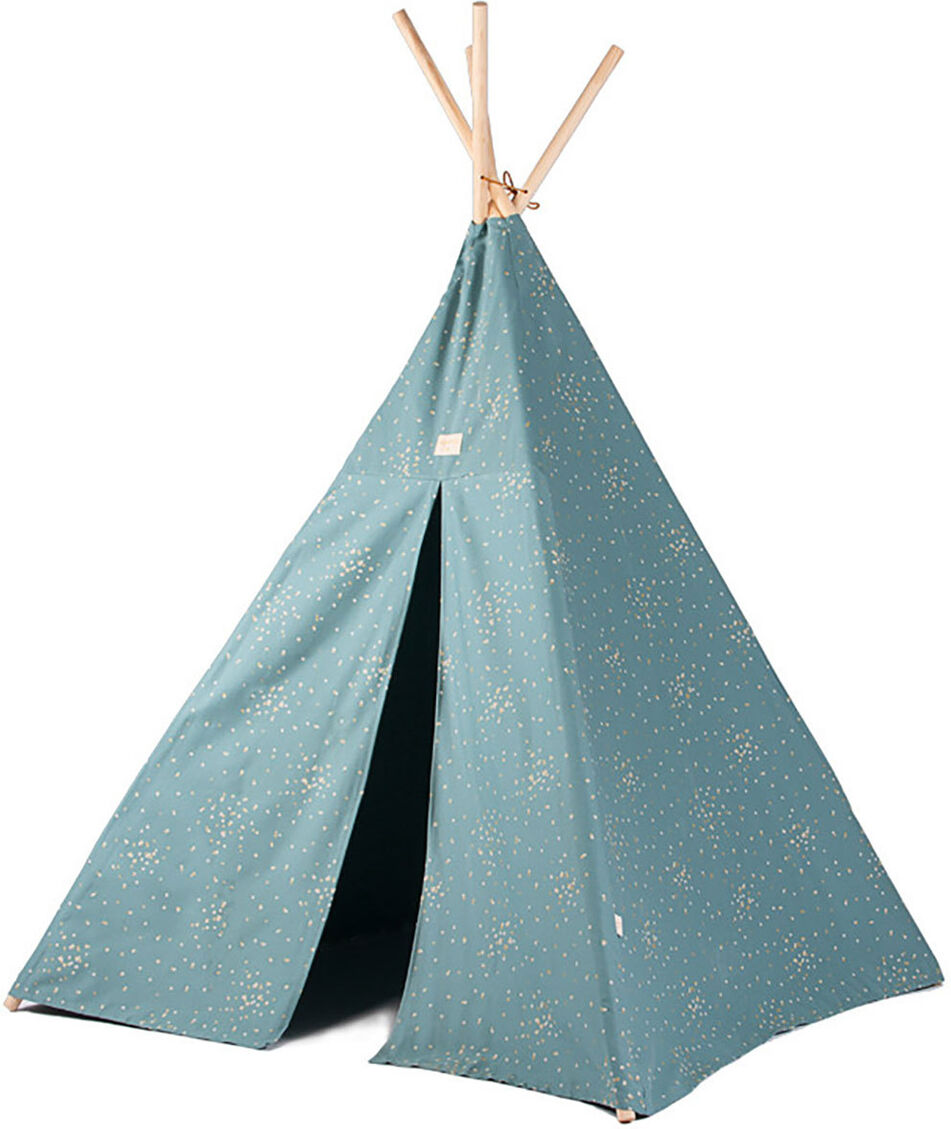 Nobodinoz Tipi Phoenix - Gold Confetti & Magic Green