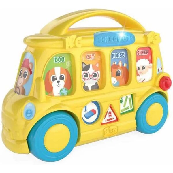 chicco abc school bus parlante gioco interattivo da +9 mesi