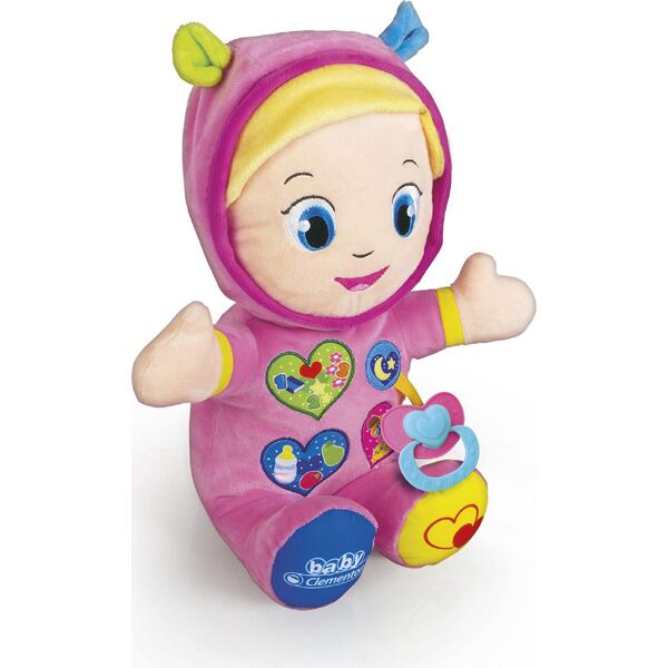 clementoni 17201a baby alice la mia prima bambola - gioco interattivo giocattolo parlante per bambini da 10+ mesi - 17201