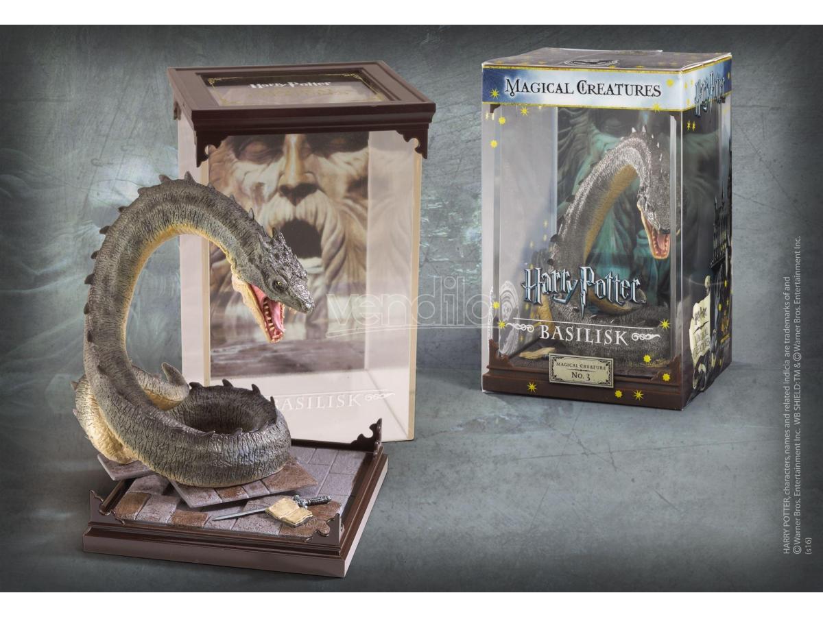 NOBLE COLLECTION Harry Potter Creature Magiche Statua Basilisco 18 Cm