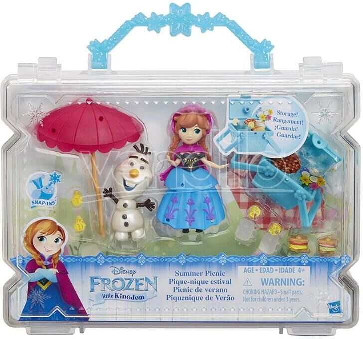 Hasbro Frozen Small Bambola Anna Picnic Set Disney - Bambole E Accessori