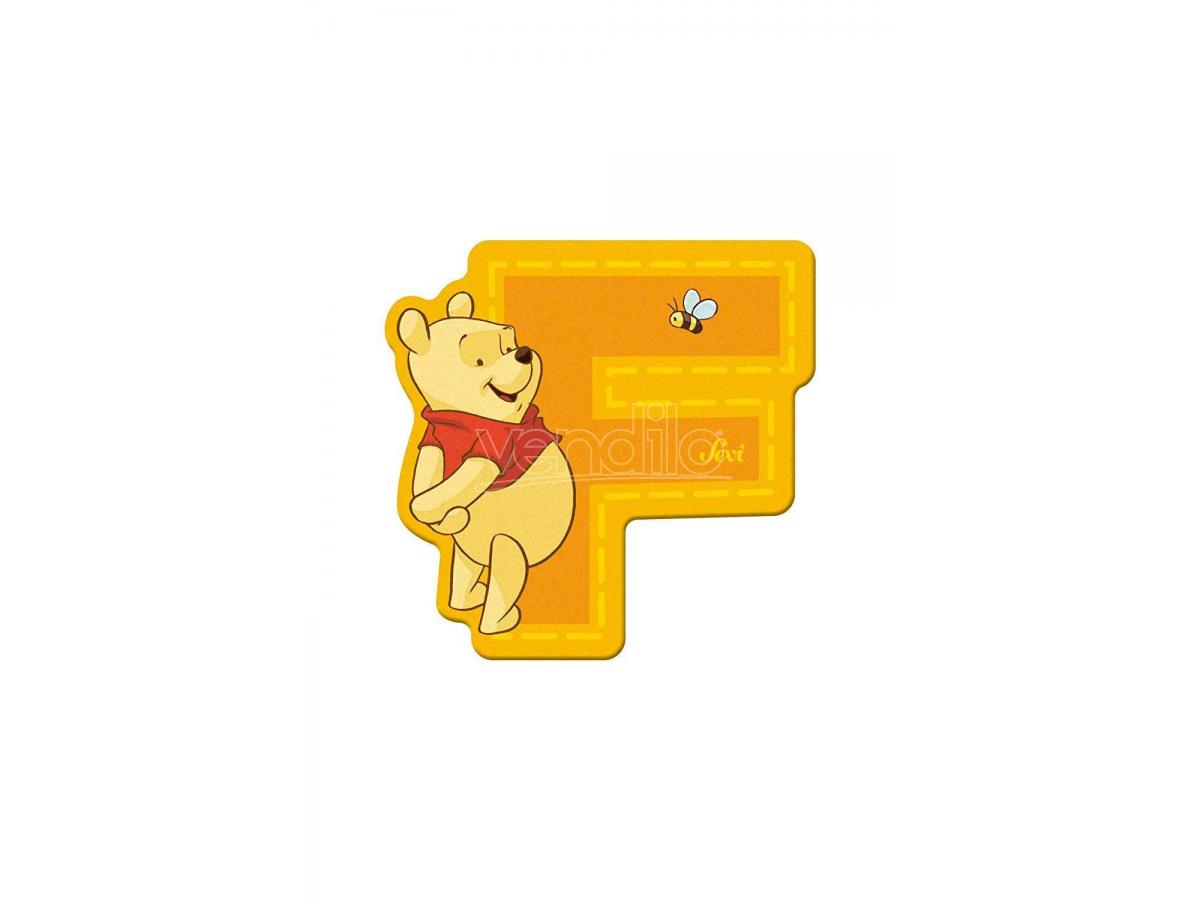 TRUDI Sevi 82764 - Winnie The Pooh Letteraa F Adesiva 7 Cm
