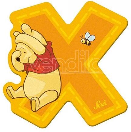 TRUDI Sevi 82782 - Winnie The Pooh Letteraa X Adesiva 7 Cm