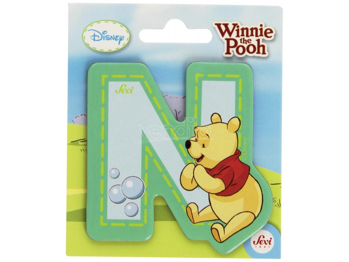 TRUDI Sevi 82772 - Winnie The Pooh Letteraa N Adesiva 7 Cm