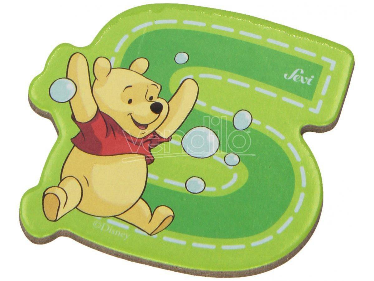 TRUDI Sevi 82777 - Winnie The Pooh Letteraa S Adesiva 7 Cm