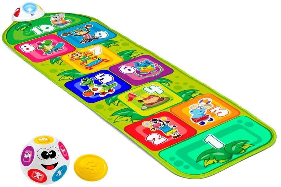 Chicco Gioco Jump & Fit Playmat Tappeto Campana e Fitness Bambini, 1 Pezzo