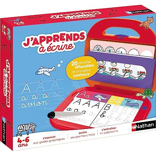 Nathan – Ik leer schrijven – educatief spel – zelfcorrigerend spel om je eigen woorden te leren schrijven – vanaf 4 jaar