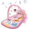 Zvn Zojne Babyspeelmat, Baby Activity Gym Mat, Baby Piano Speelmat, Grow Gym Baby Speelmat, Muzikale Schop En Speelmat Activiteit Speelmat Voor Baby, Mat Met 5 Afneembaar Activiteitenspeelgoed Voor 0-12 Maanden