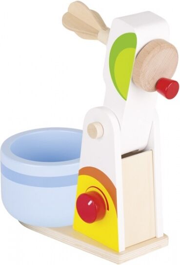 Goki houten mixer set 2 delig - Multicolor