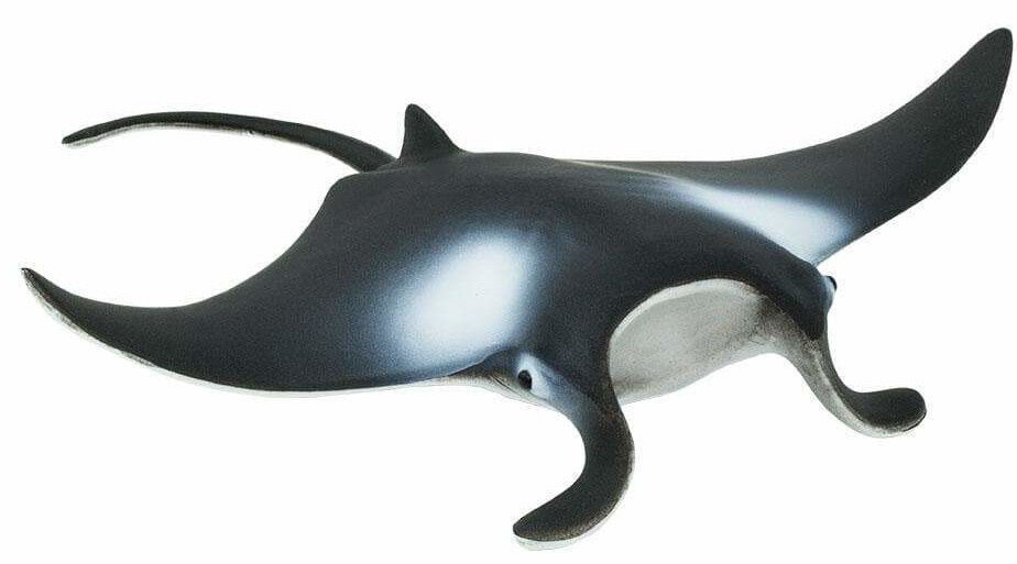 Safari speeldier rog junior 10 x 10 cm zwart/wit - Zwart,Wit