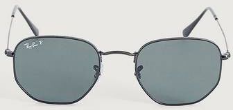 Ray-Ban Solbriller Hexagon Svart  Male Svart