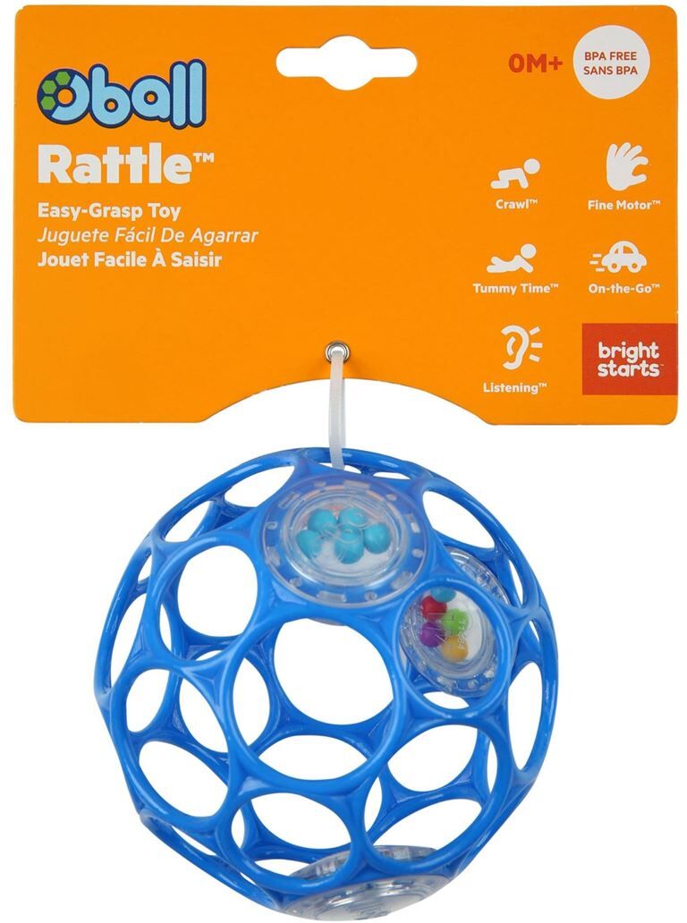 Oball Rattle, Blå