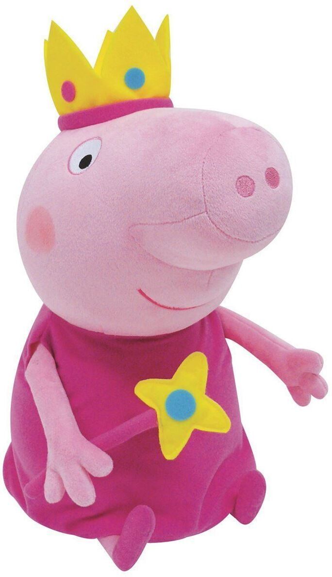 Peppa Pig Peppa Gris Kosebamse - Prinsesse Peppa 45cm