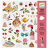 DJECO Autocolantes Festa de Princesas 160 Pcs 4A+