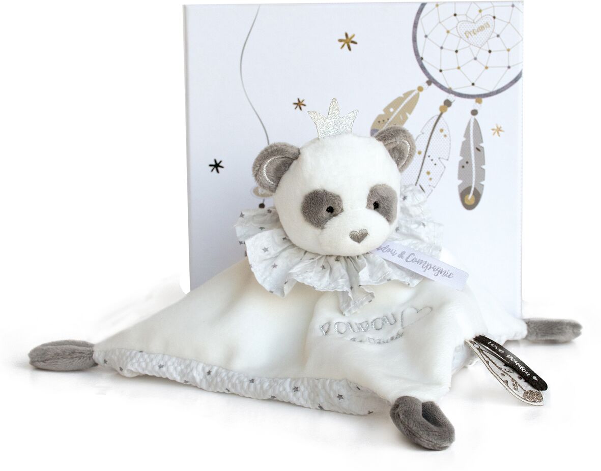 Doudou Et Compagnie Boneco-doudou panda, apanha sonhos, DC3536   Bege