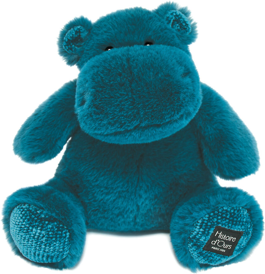 Histoire D'ours Peluche hip'pop 25 cm   Azul-Petróleo