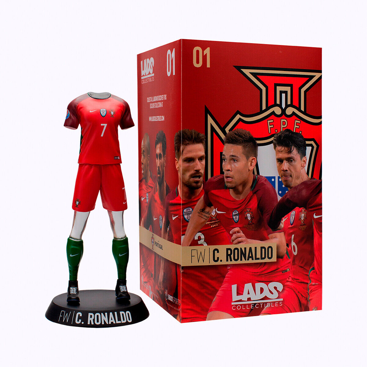 Lads Collectibles Figura Cristiano Ronaldo - Portugal Euro 2016, da My Lads   vermelho/verde