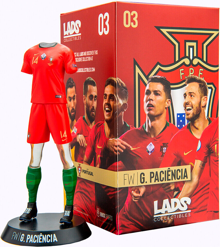 Lads Collectibles Figura Gonçalo Paciência - Portugal UEFA 2019, da My Lads   vermelho/verde