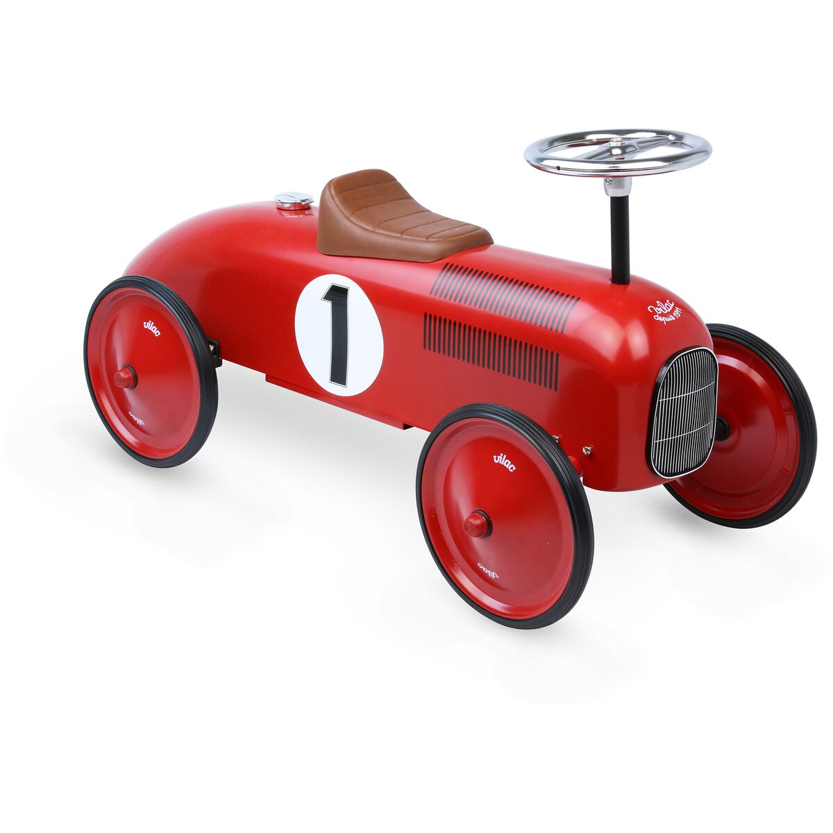 Vilac Carrinho de corrida em metal Vintage 1049   Vermelho